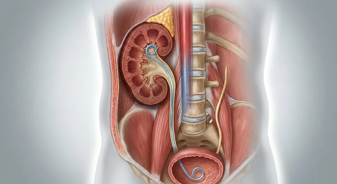 JJ stent after FURS — laser kidney stone removal